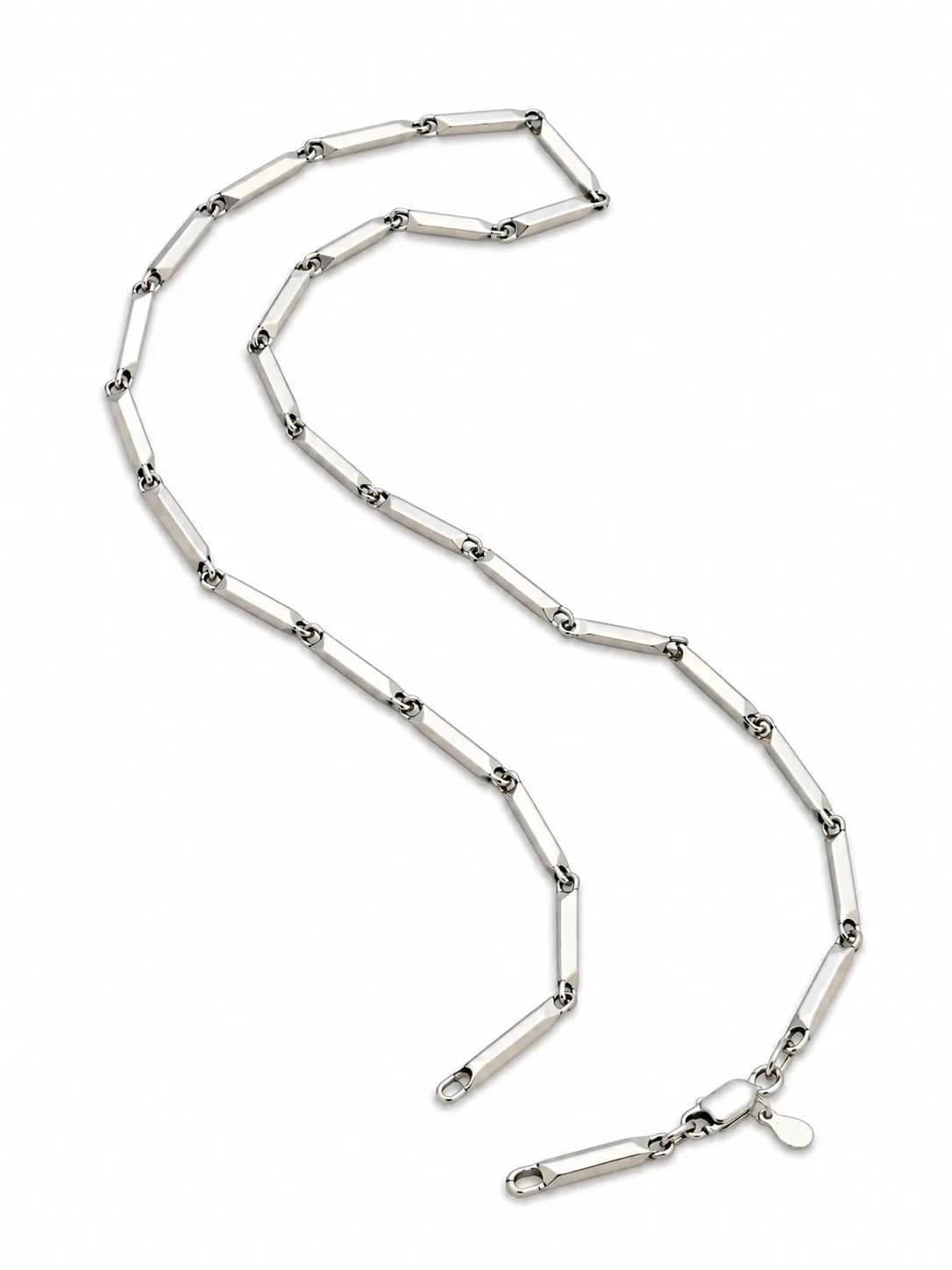 Sterling Bar Link Chain