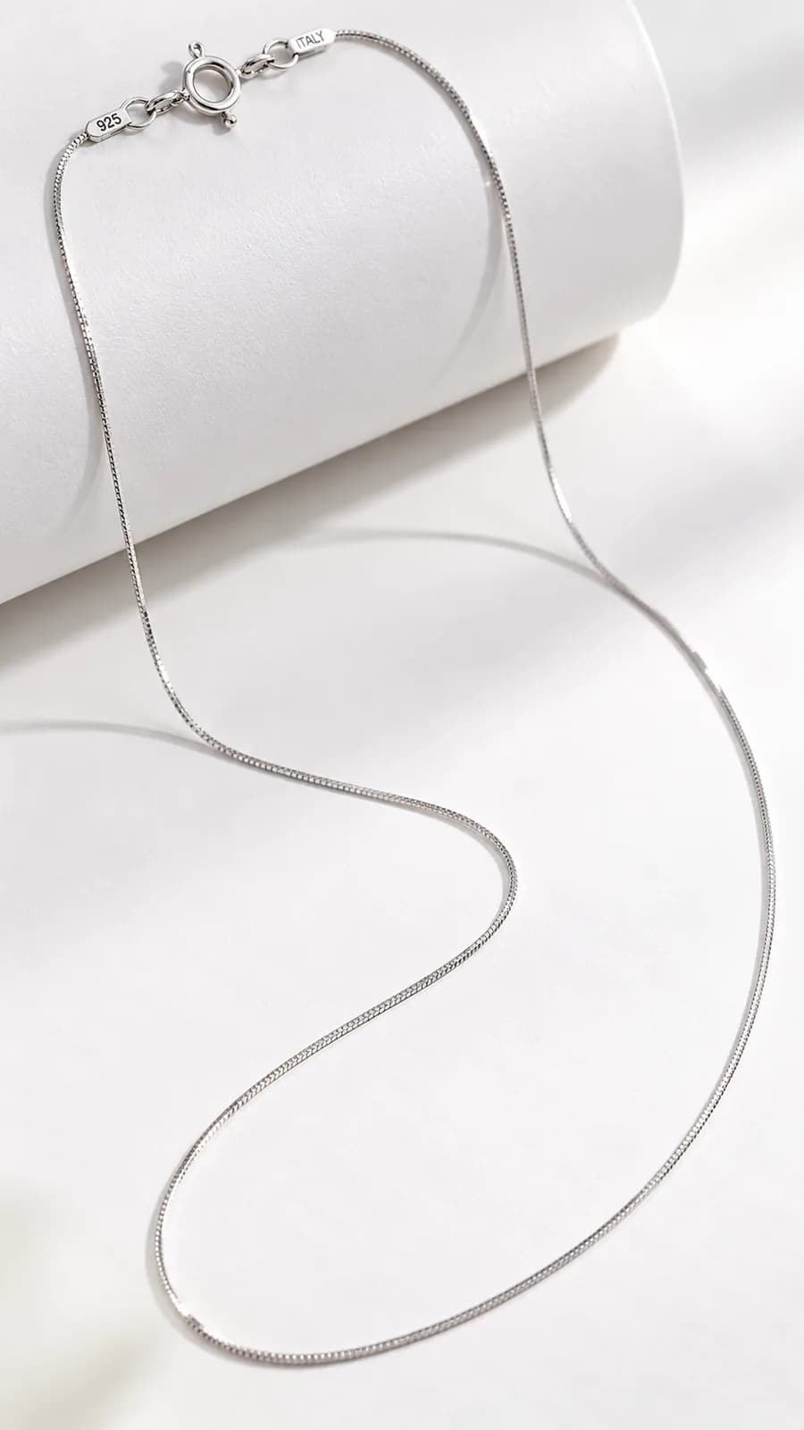 Silver Elegant Snake Chain