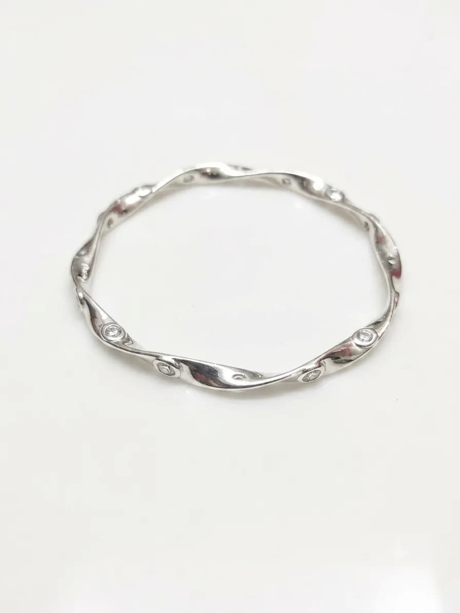 Twisted Wave Bangle
