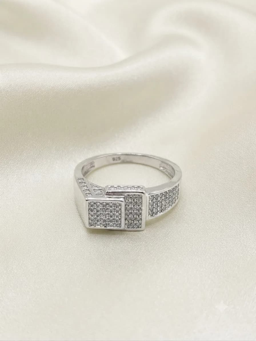 Silver Buckle Ring