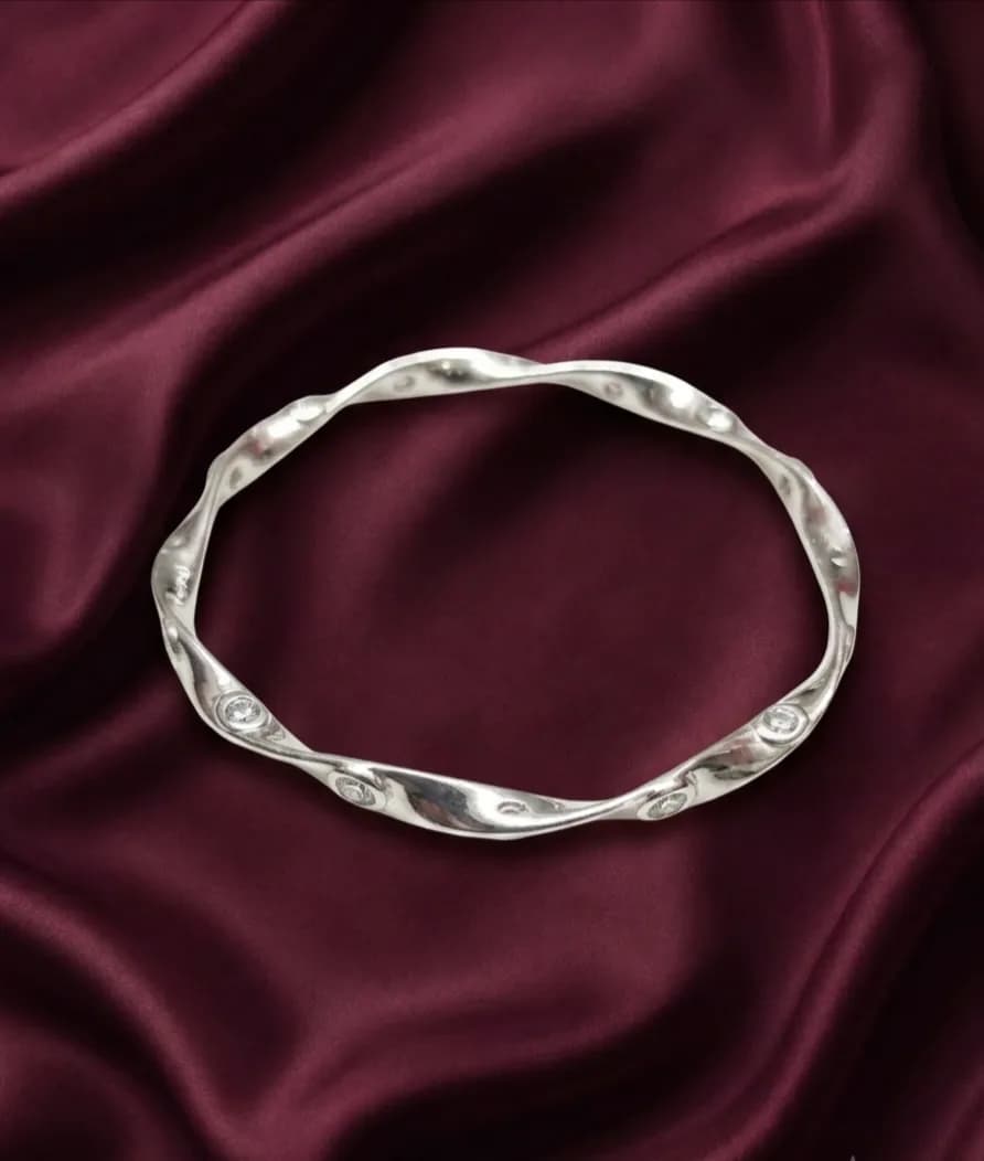 Twisted Wave Bangle
