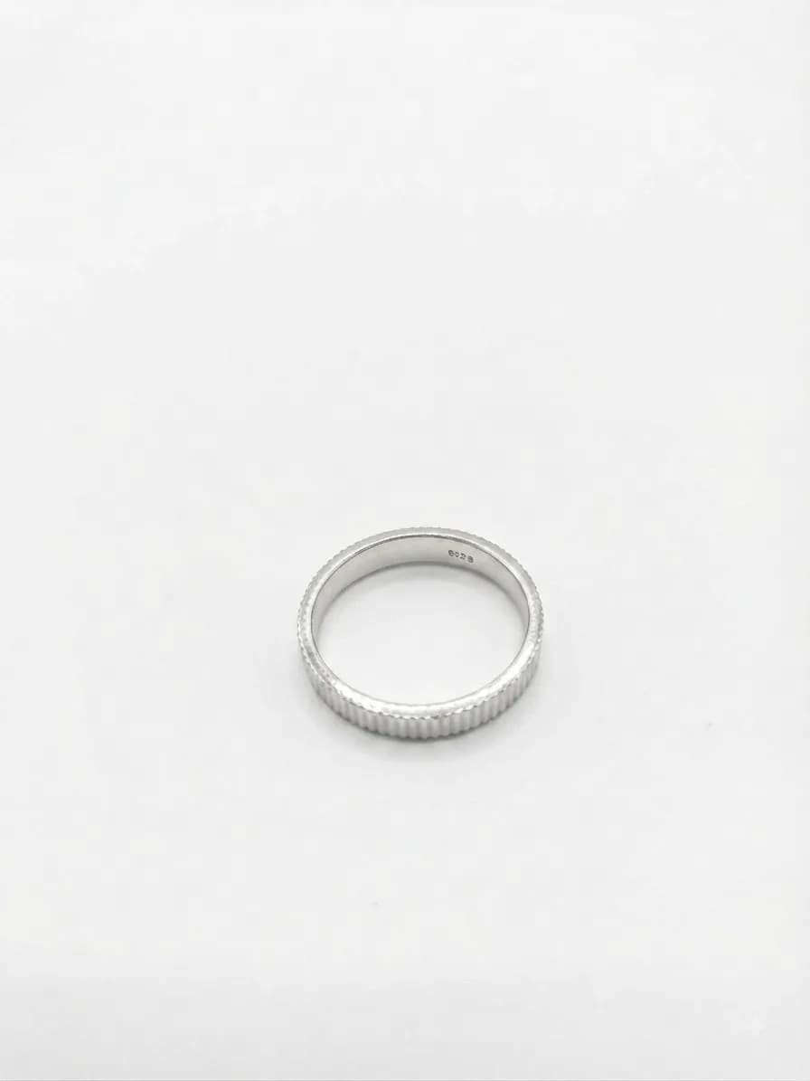 Celestial Ribbed Luxe Band ring