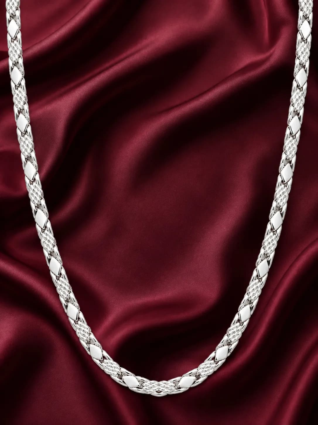 Silver Braided Luxe Chain