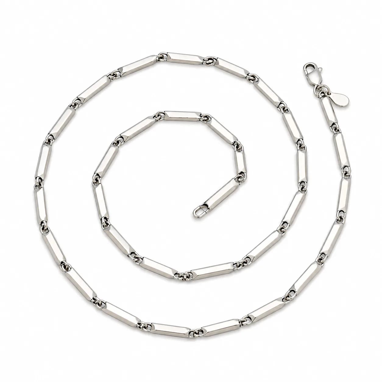 Sterling Bar Link Chain