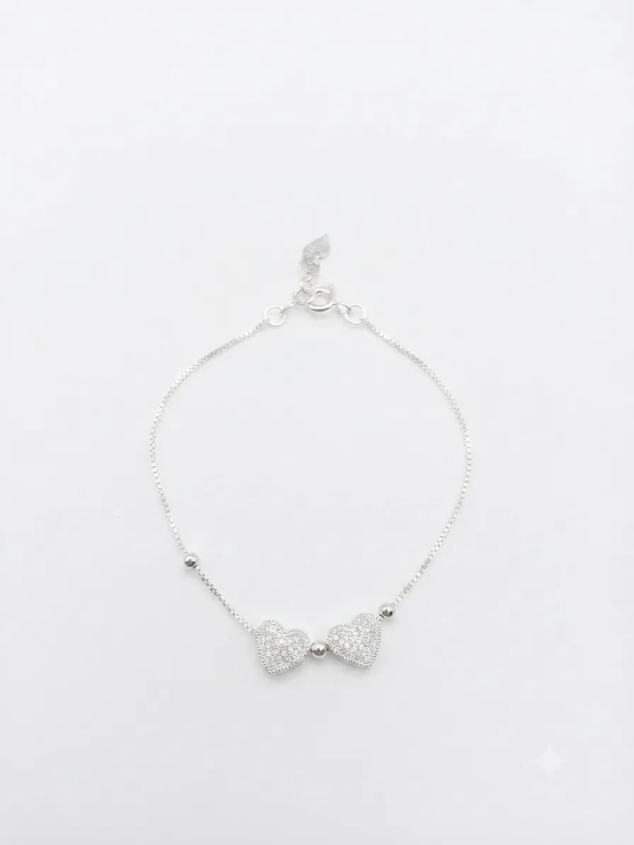 crystal heart charms