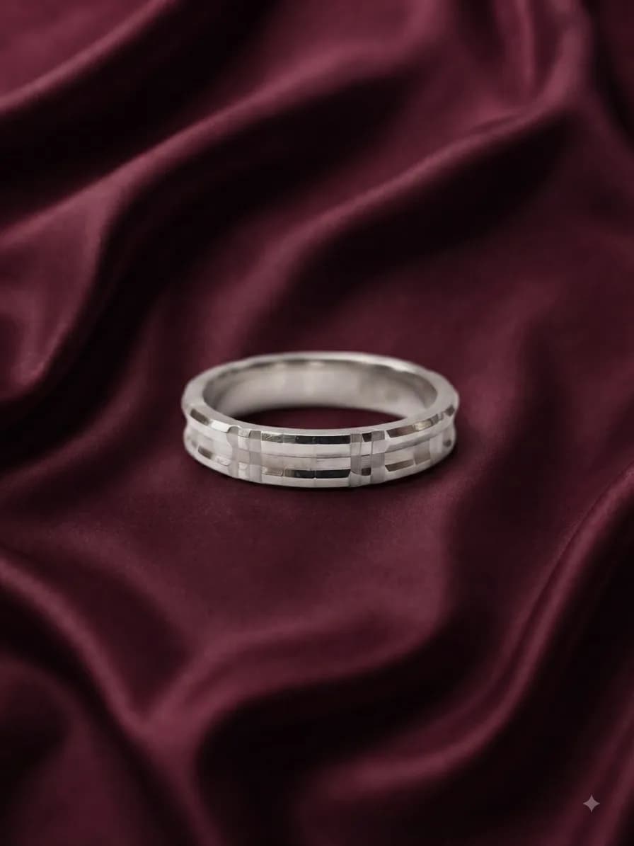 Celestial Facet Band ring