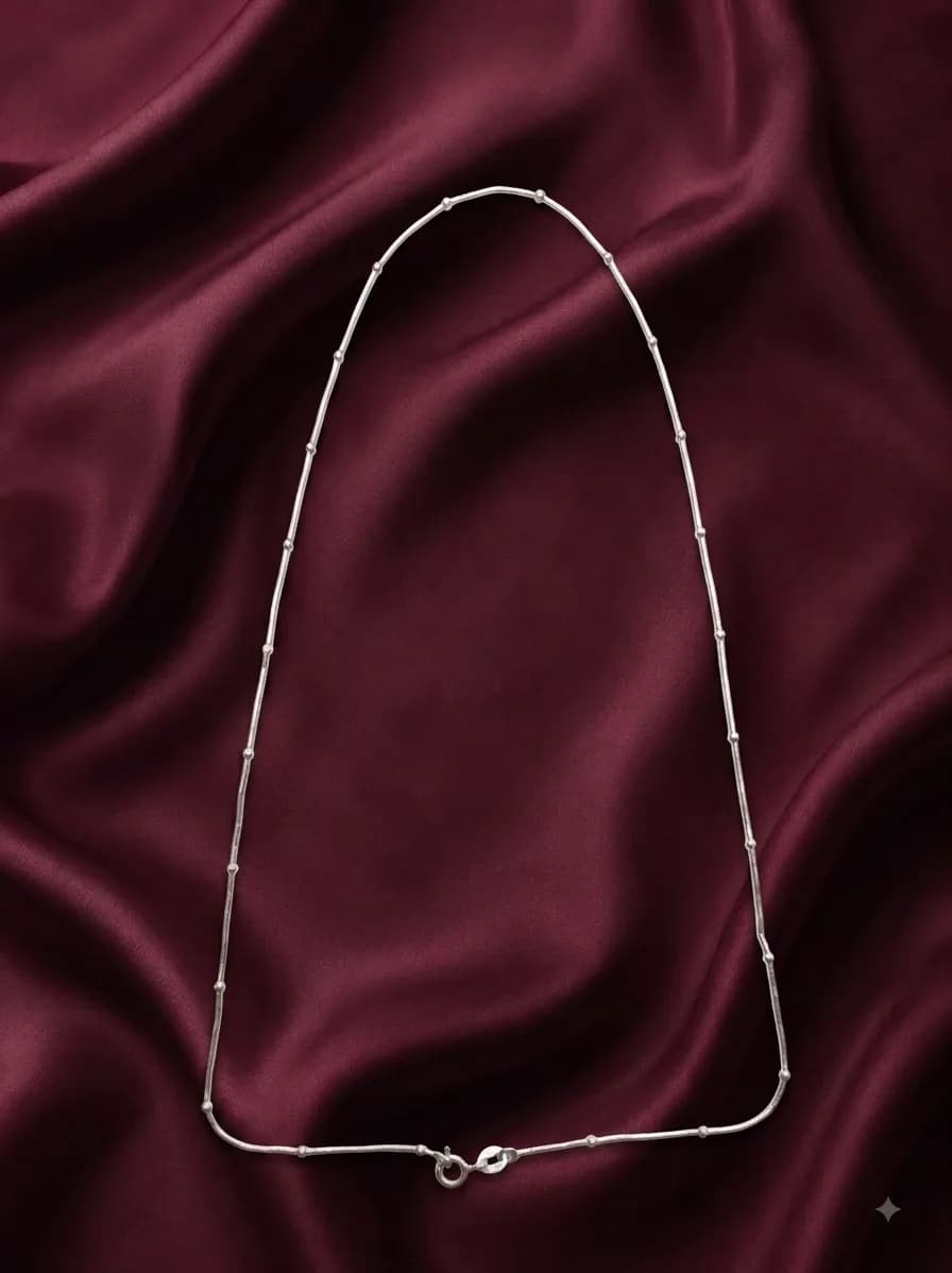 Beaded Bar Chain