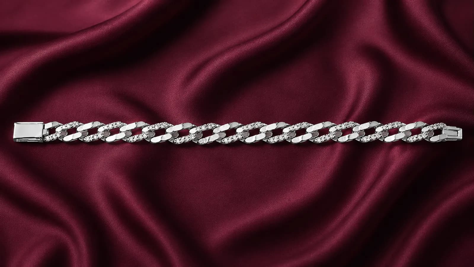 Luxe Link Sparkle Men’s Bracelet