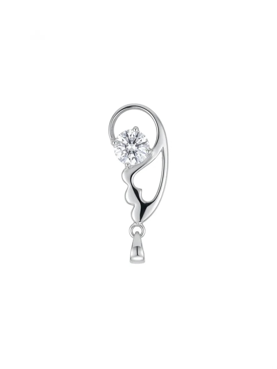 Celestial Sparkle Silver Pendant