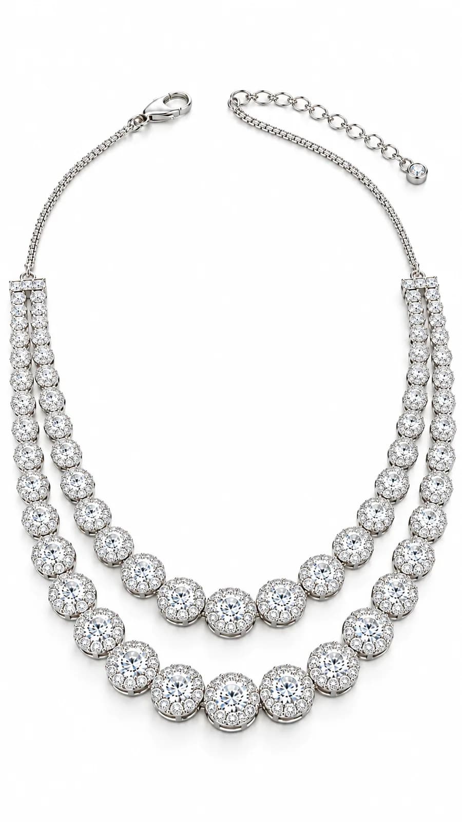 Regal Radiance Crystal Jewellery Set