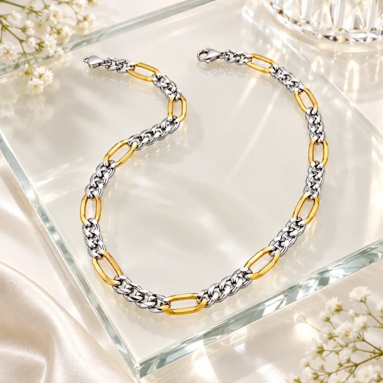 Silver Gold Link Chain