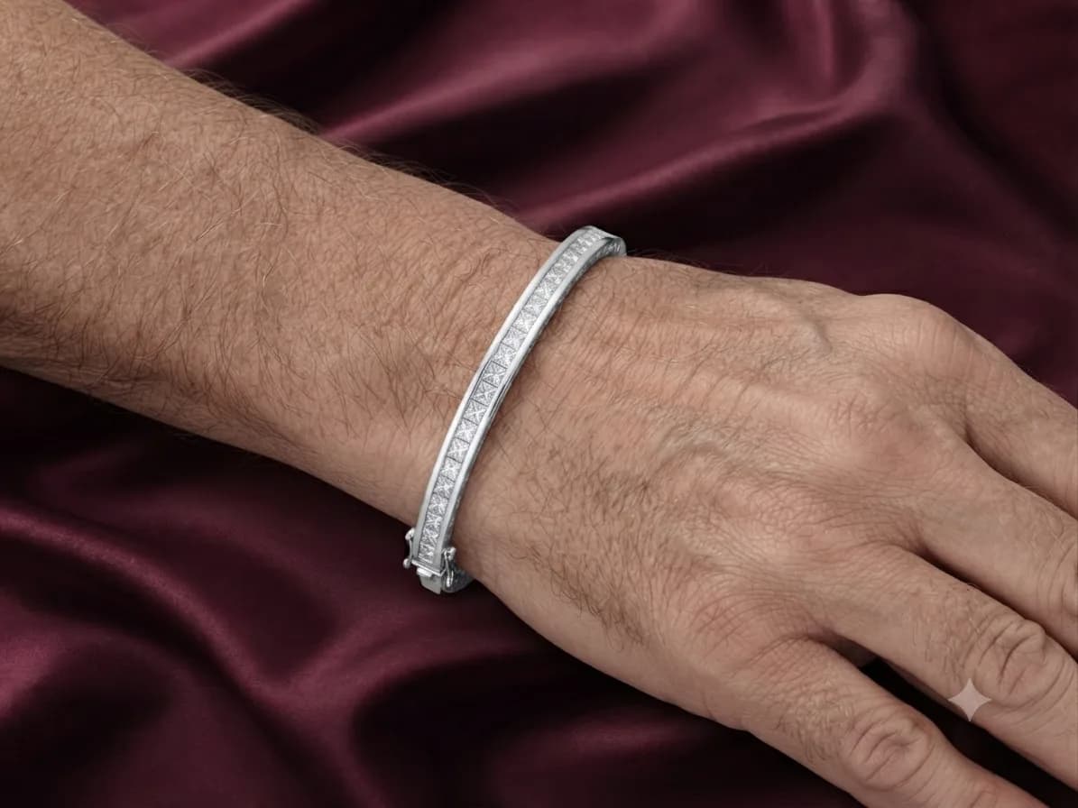 The Apex Pave Bangle