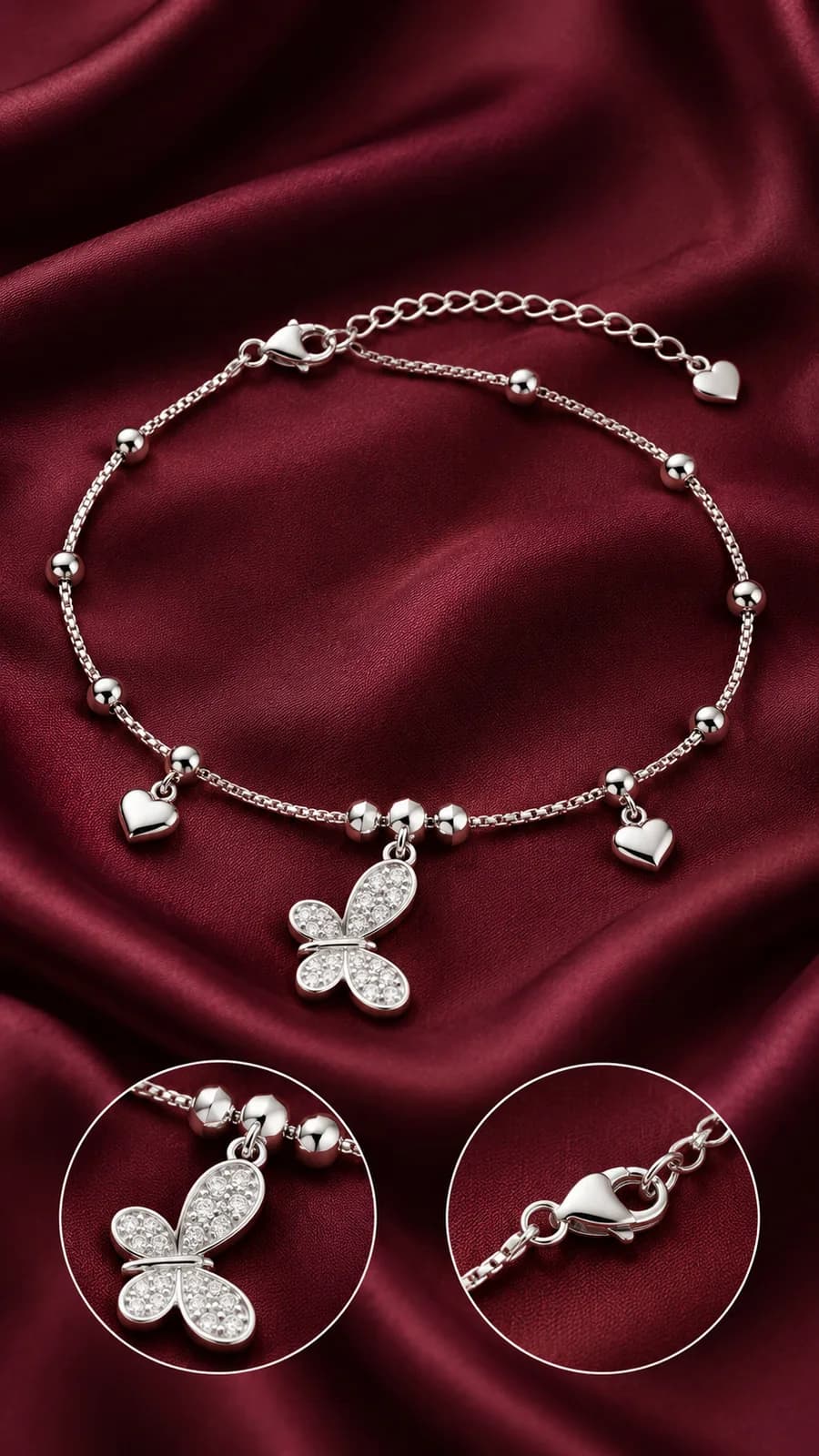 Amour Heart Anklet
