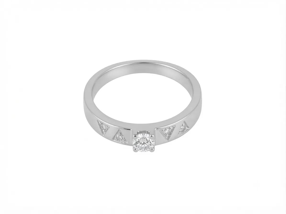 Silver Radiance Ring