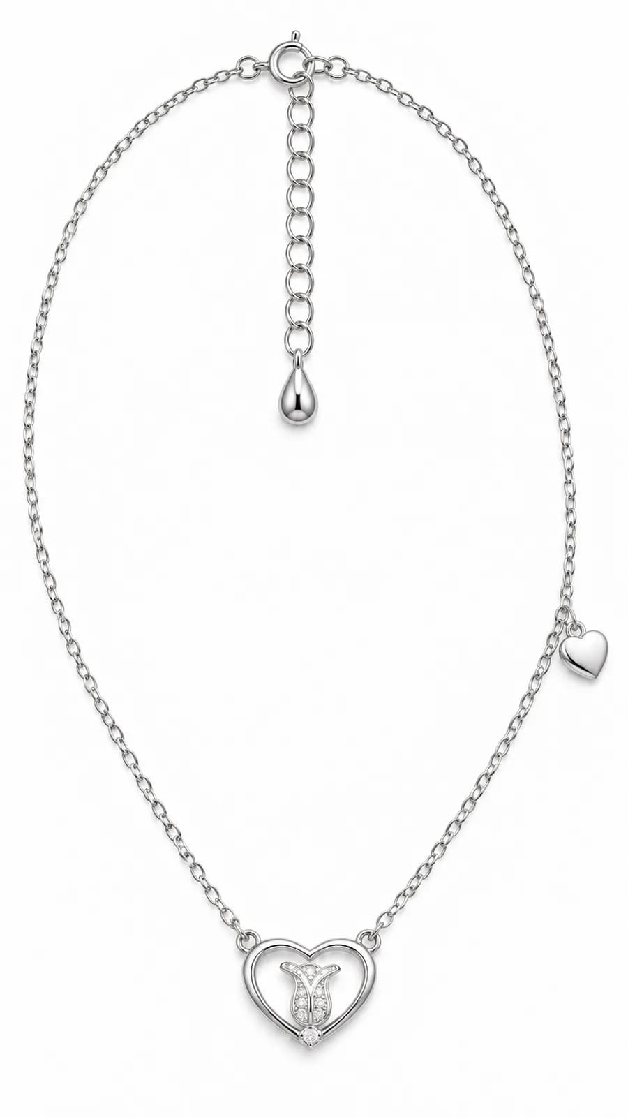 Eternal Heart Bloom Necklace