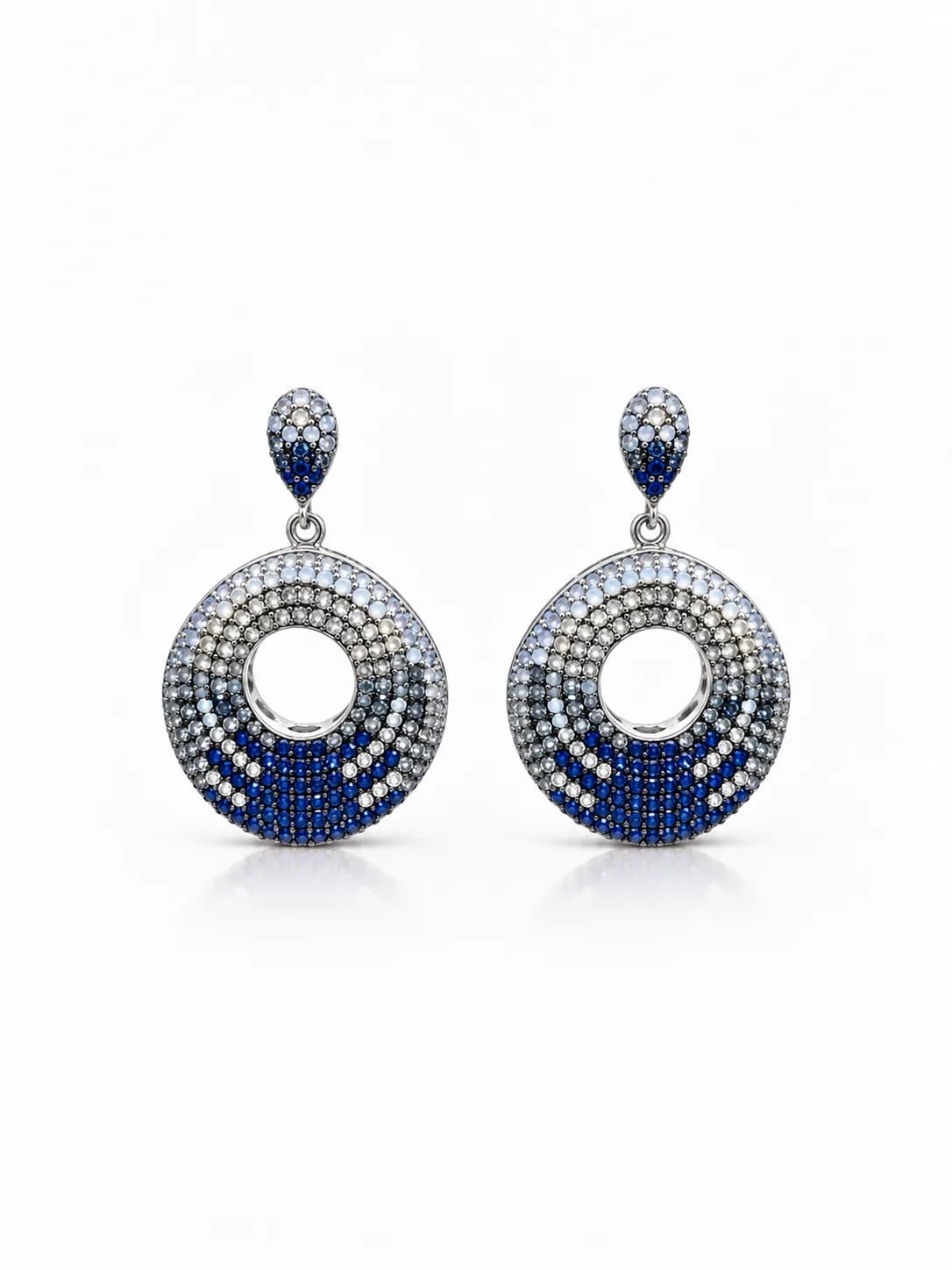 The Celestial Ombré Pavé Hoops