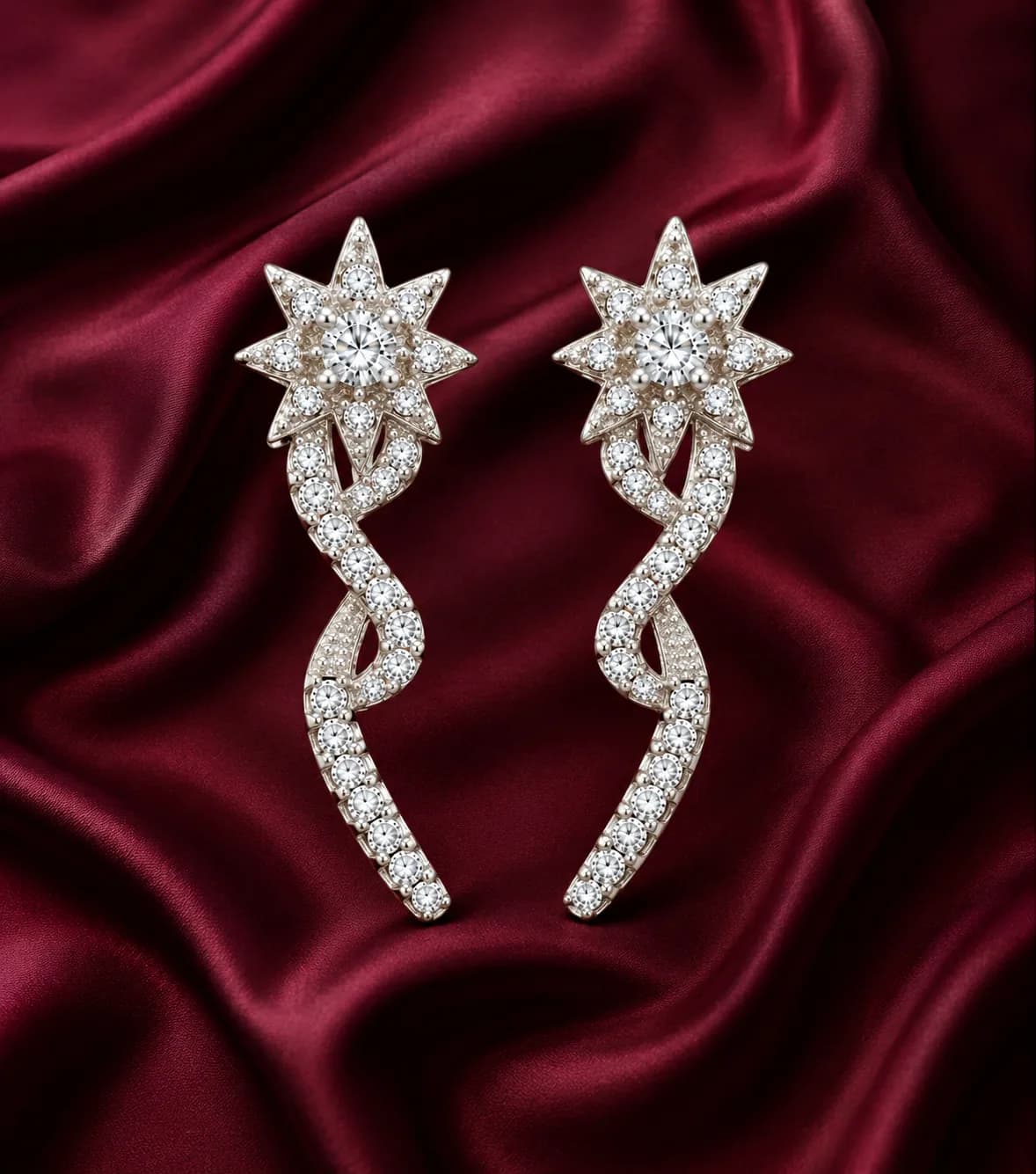 Silver Celestial Earring