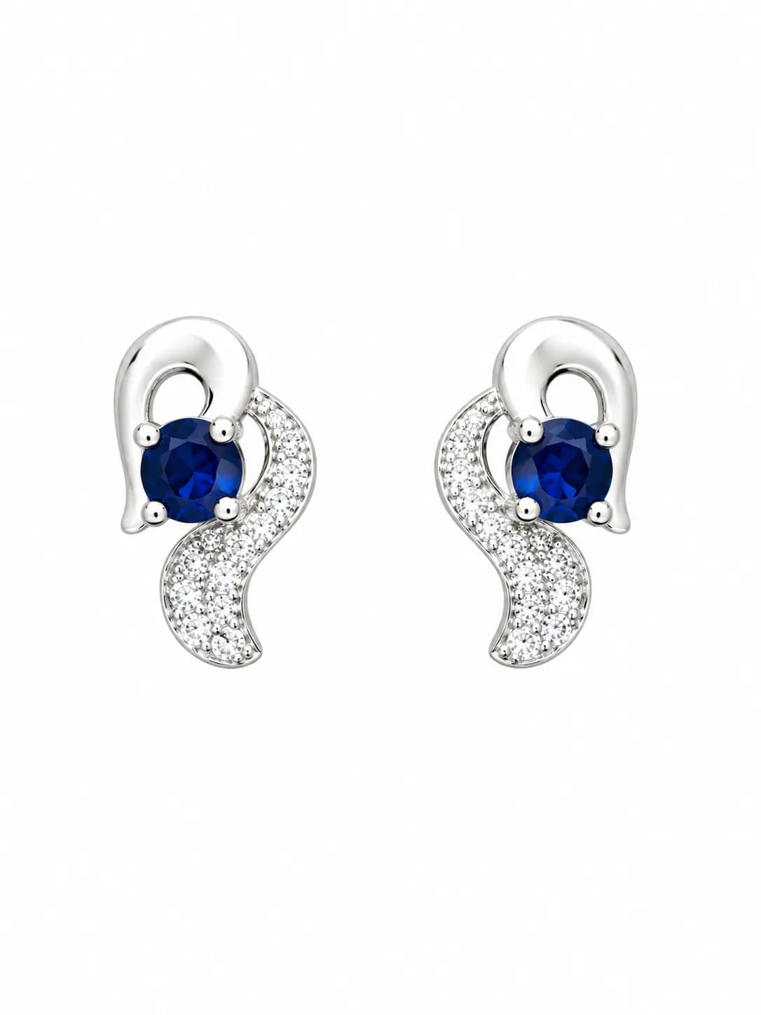 S-Curve Stud Earrings