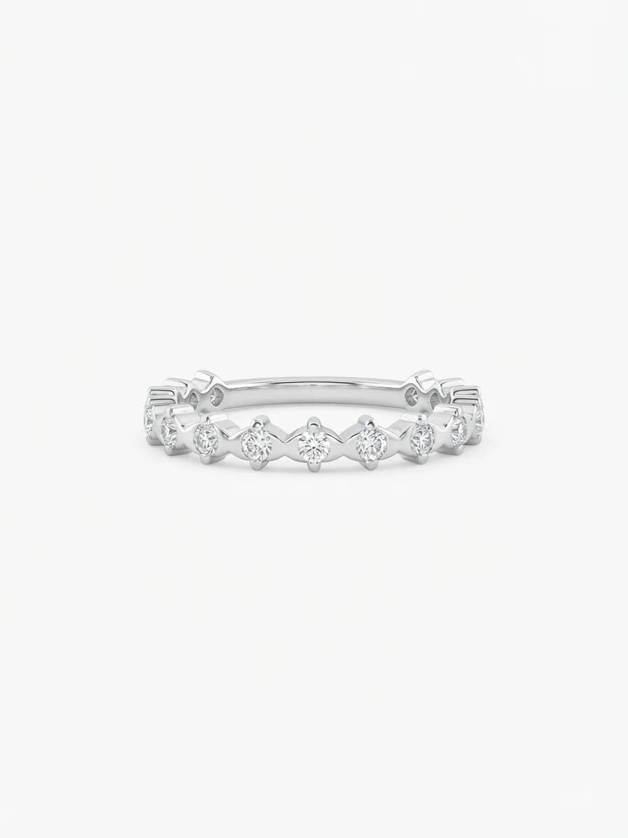 Zeloria Diamond Wave Ring