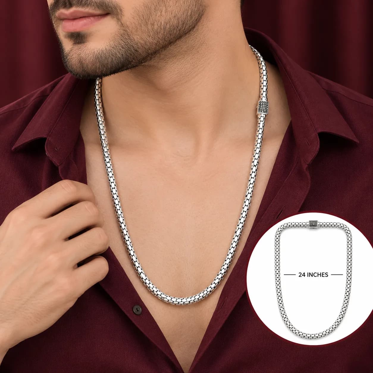 Luxe Scale Snake Chain