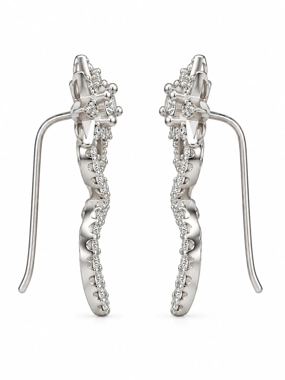 Silver Celestial Earring