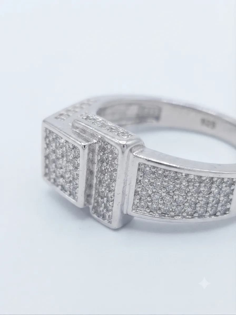 Silver Buckle Ring