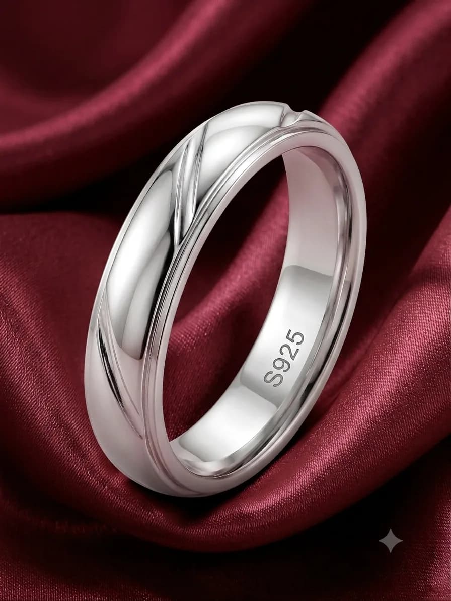 Silver Carved Ring