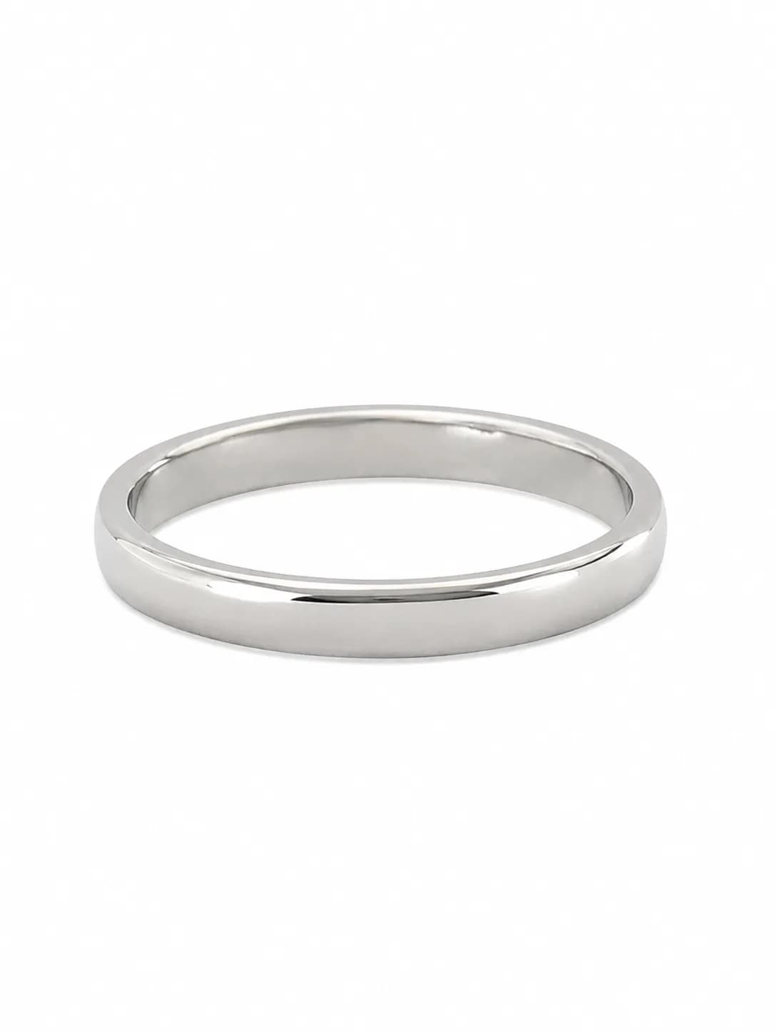 Classic Silver Minimal Band Ring