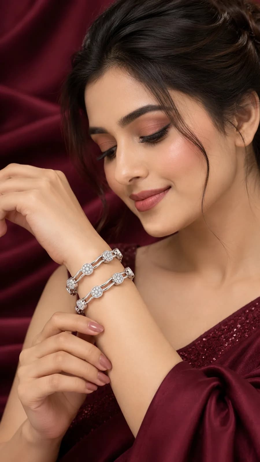 Celestial Double-Link Luxe Bangle
