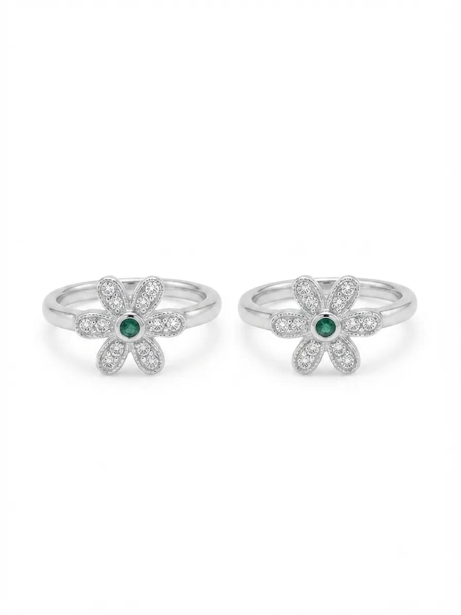 Floréa Verdant Bloom Toe Ring
