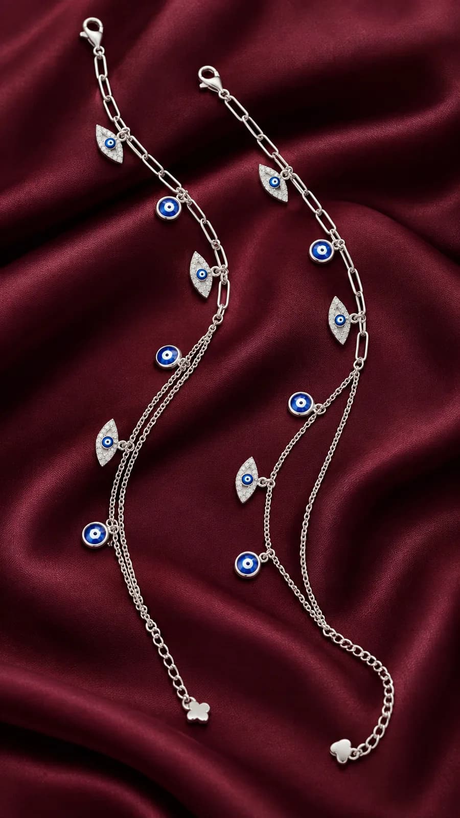 Celestial Evil Eye Charm Anklet