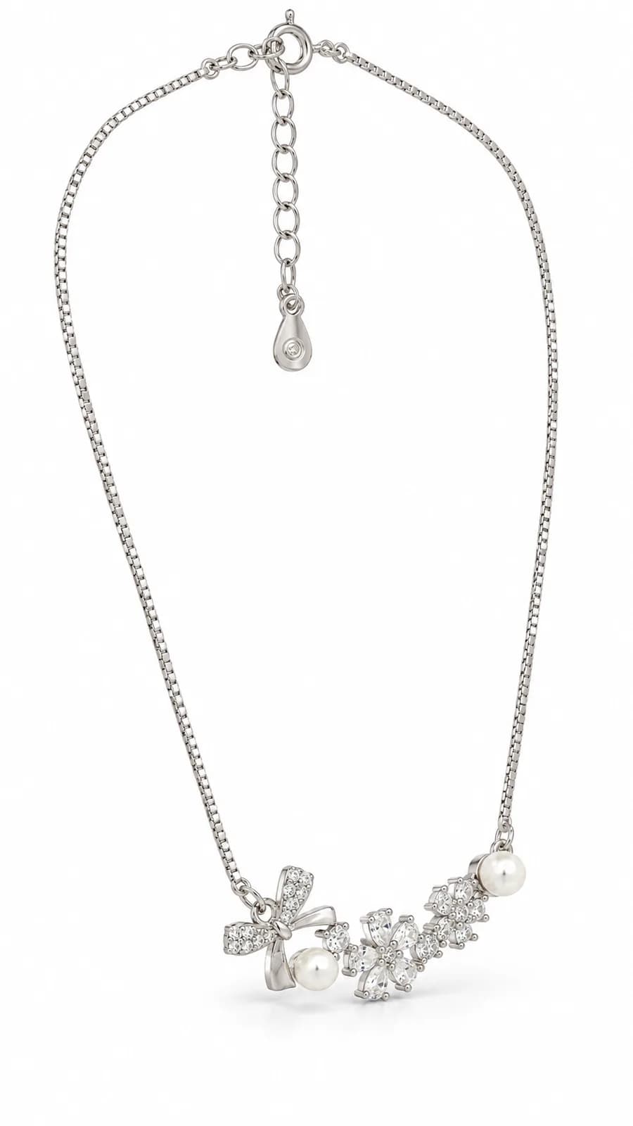 Floral Pearl Grace pandent chain