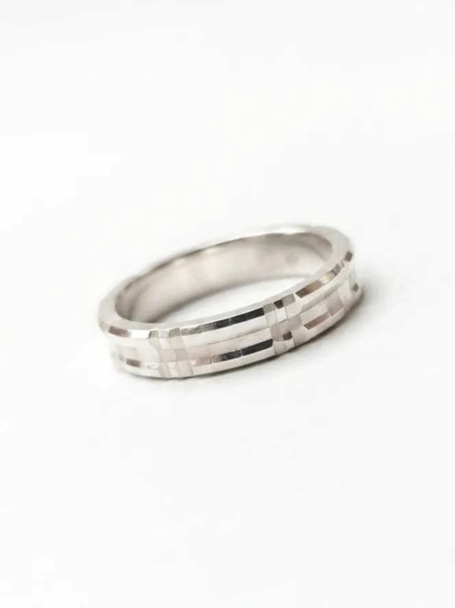 Celestial Facet Band ring