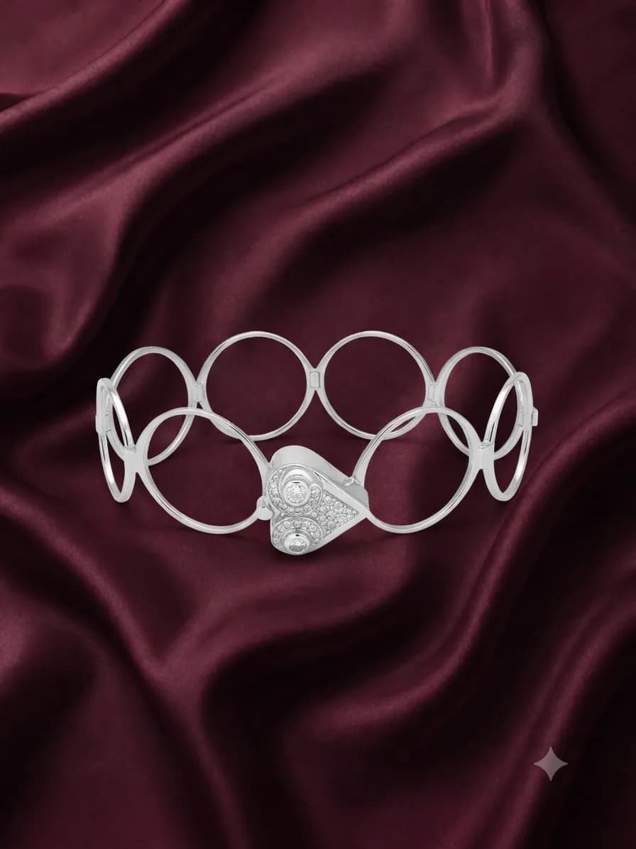 Celeste Infinity Cirque Bracelet and ring