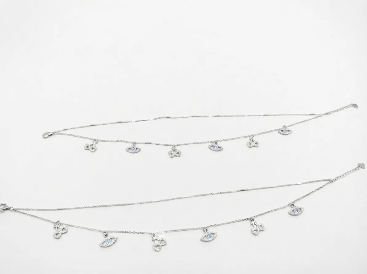 Celestial Evil Eye Charm Anklet
