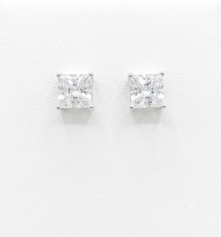 Princess Radiance Stud Earrings