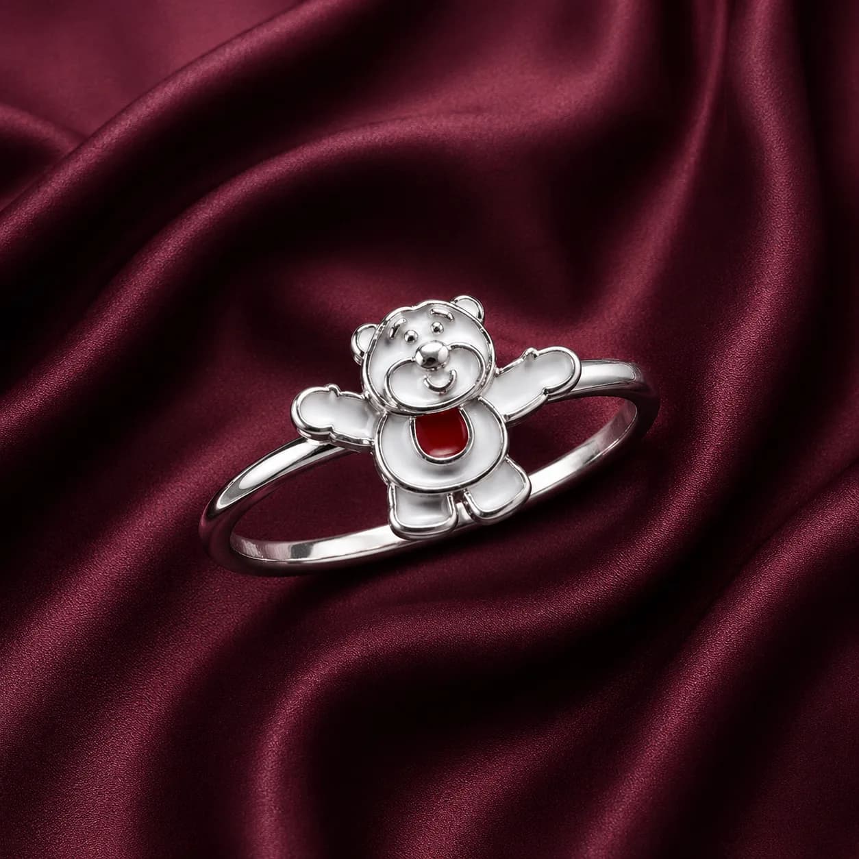 Cute Teddy Bear Kids Ring