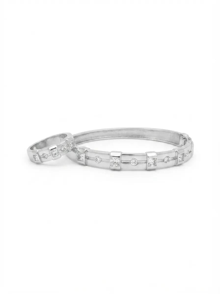 The Geometric Link Bracelets