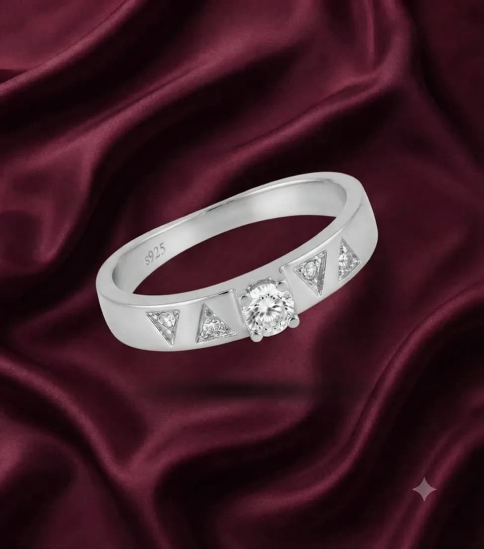 Silver Radiance Ring
