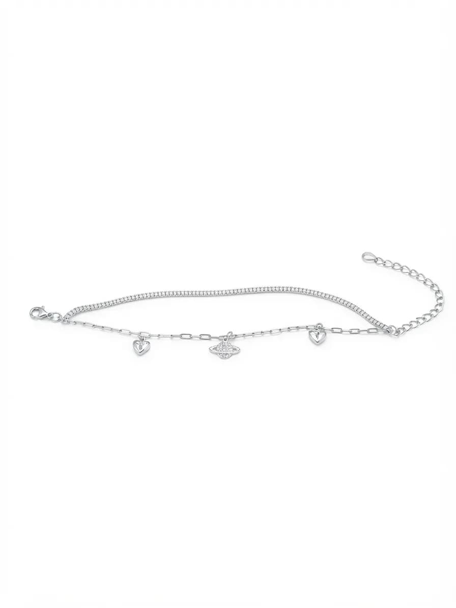 Crystal Charm Bracelet