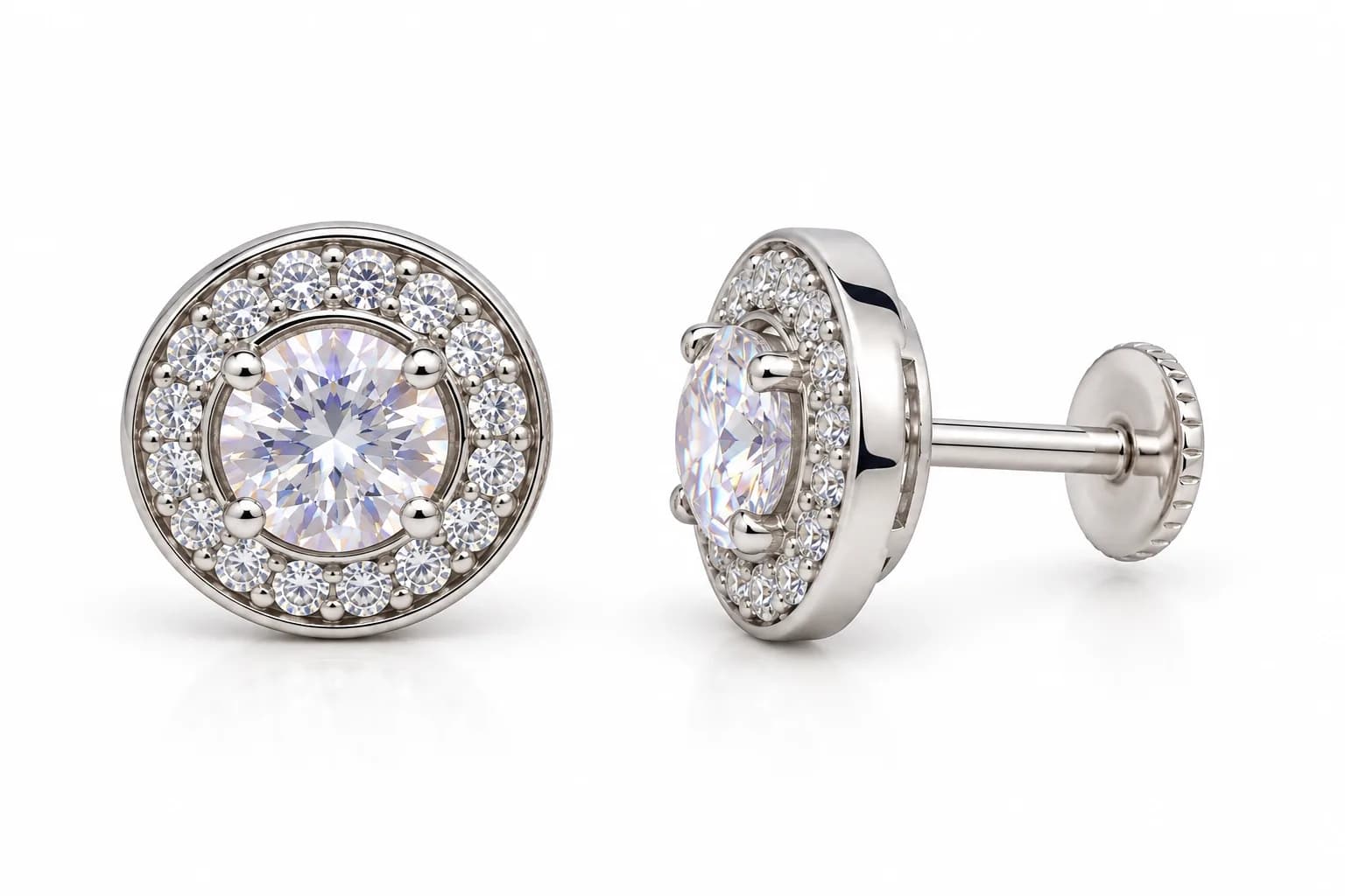 Silver Radiant Earring