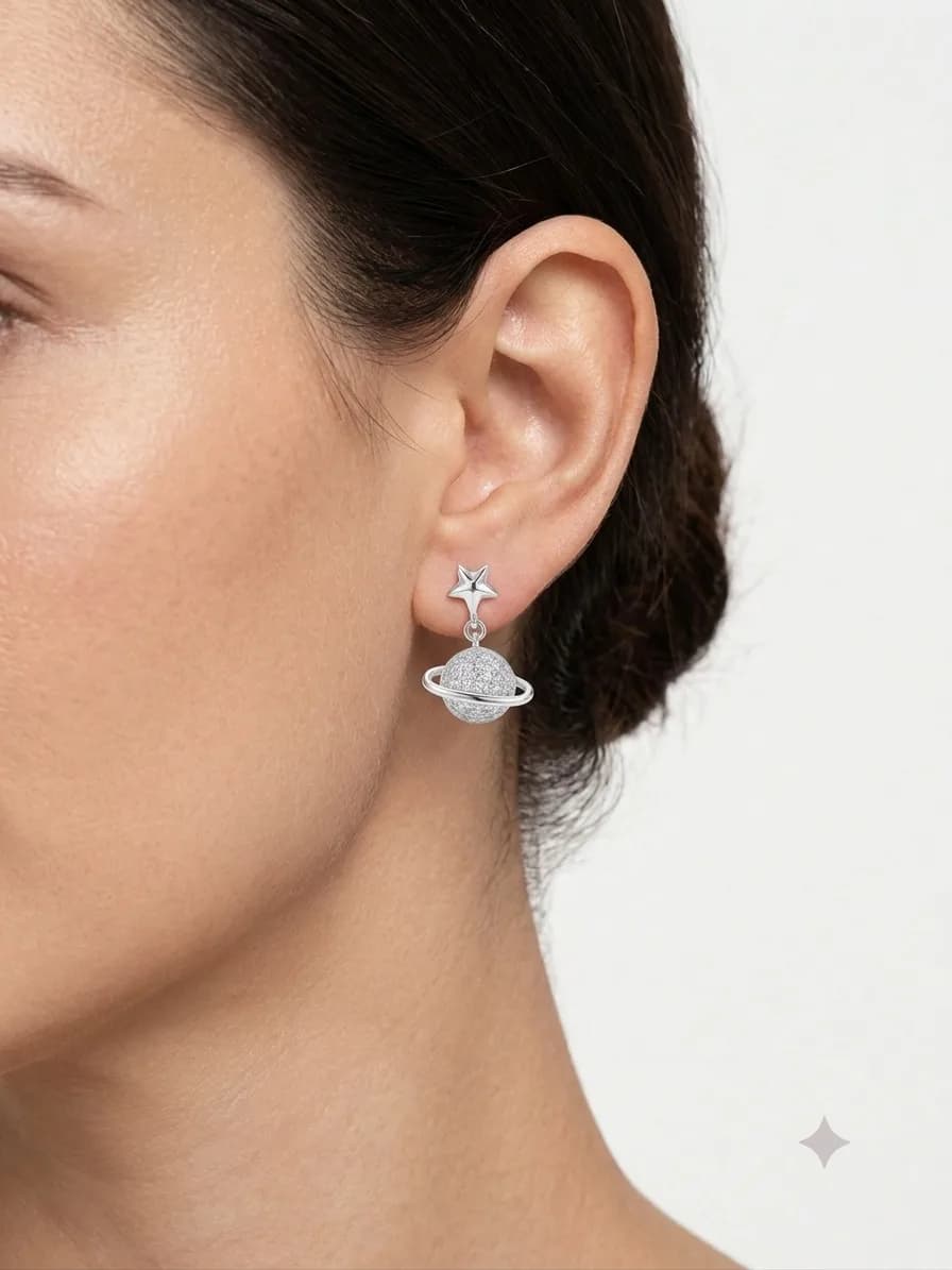 celestial dangle earrings