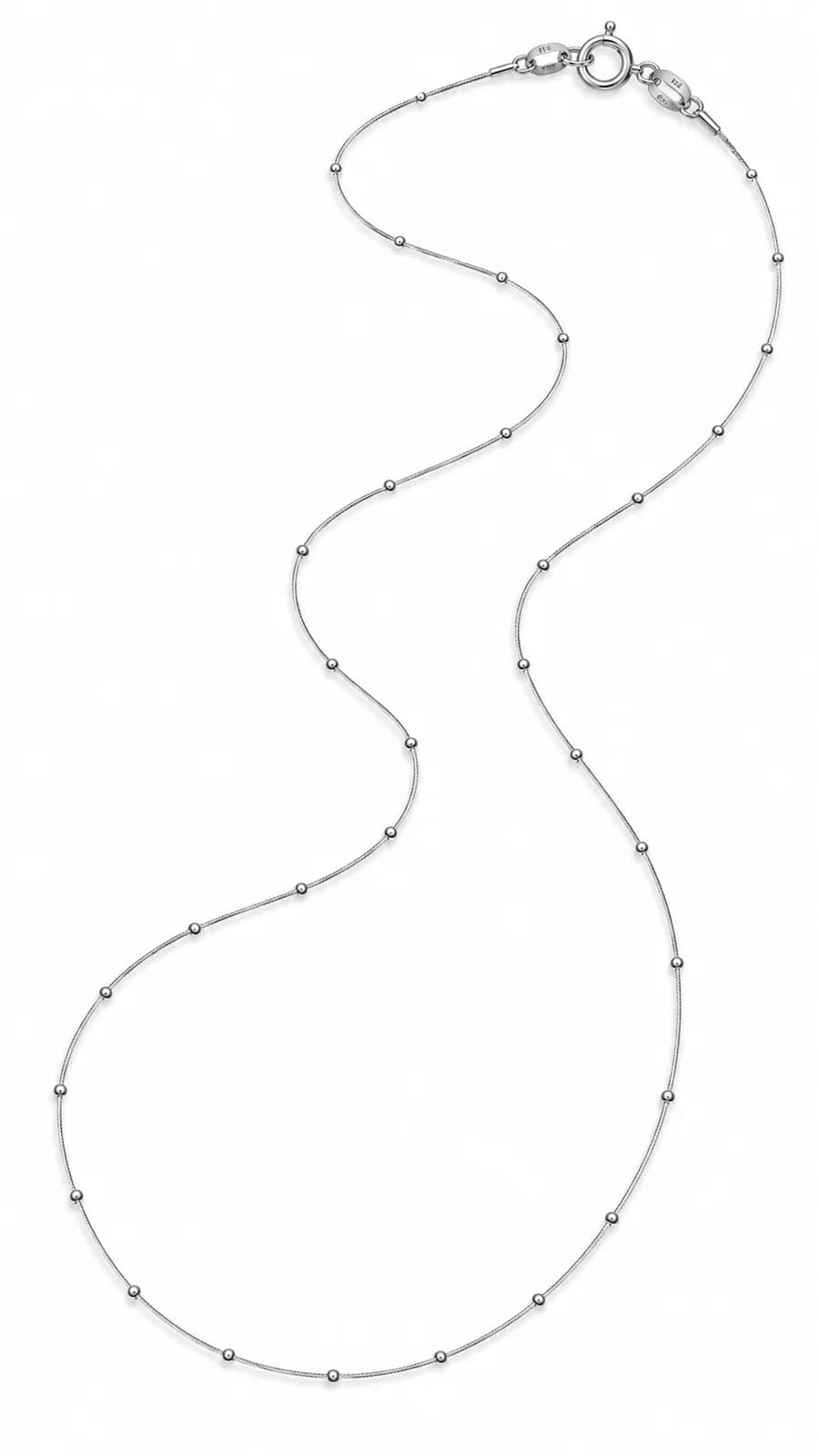 Silver Beaded Thread chain