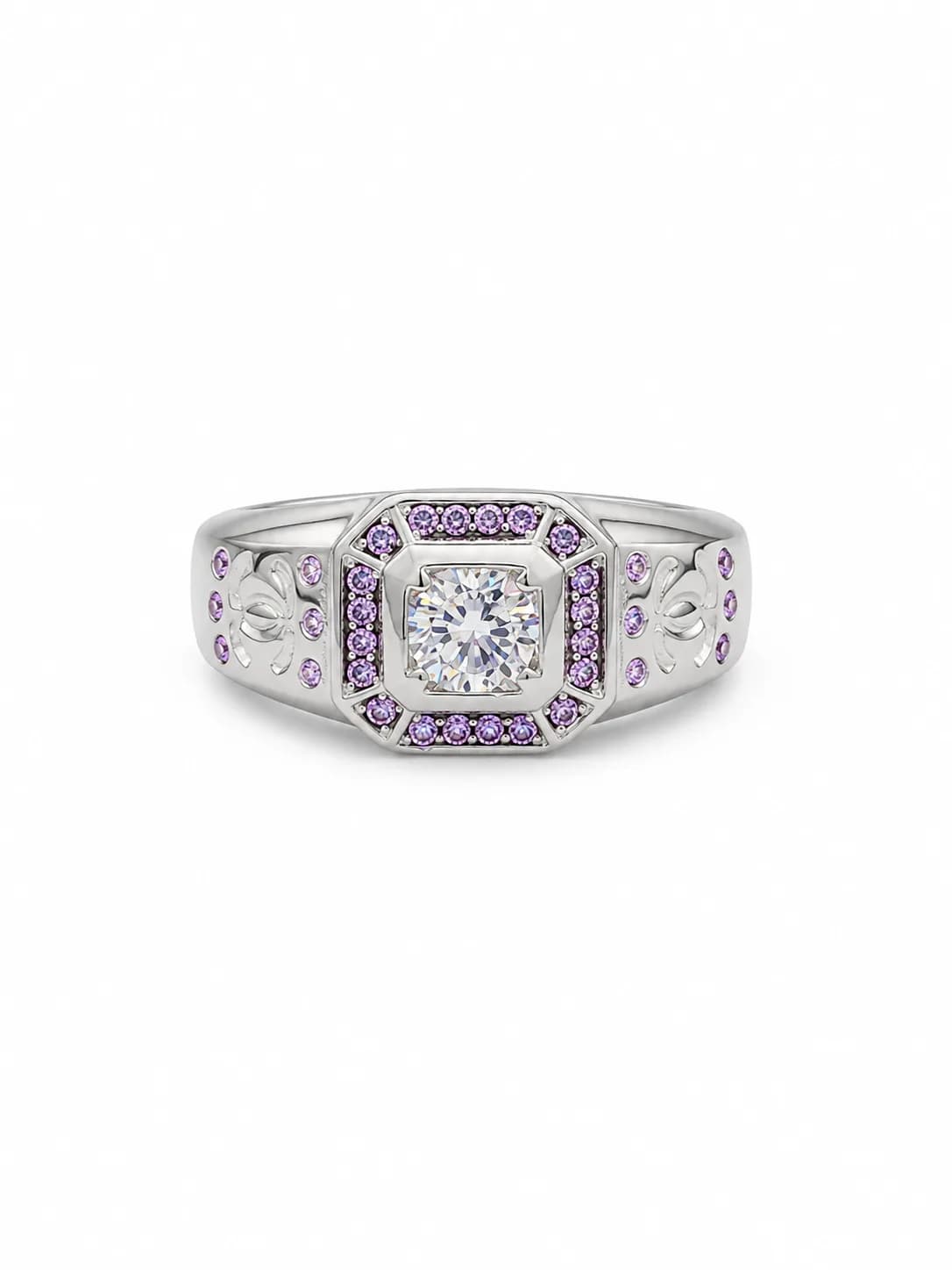 Royal Purple Stone Statement Ring