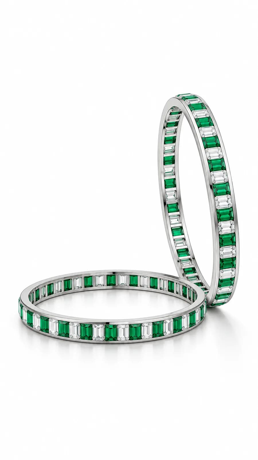 Silver Radiance High-Quality Bangles