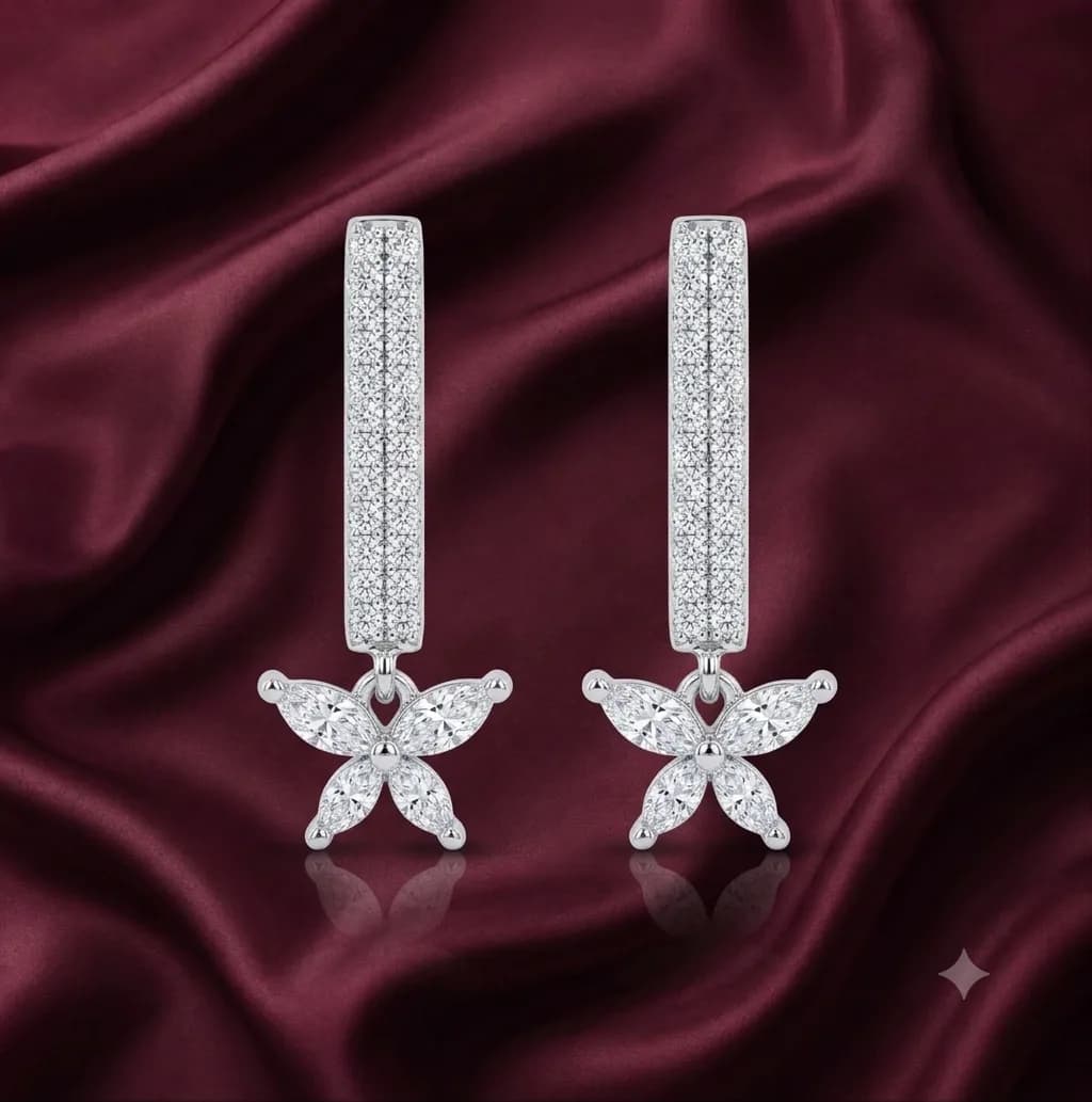 Butterfly Drop Earrings