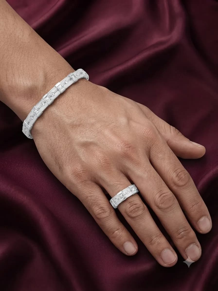 The Geometric Link Bracelets