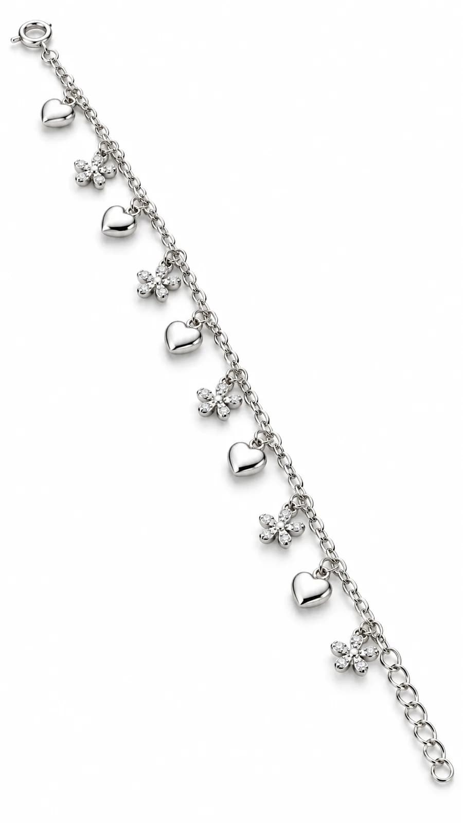 Petal Heart Anklet