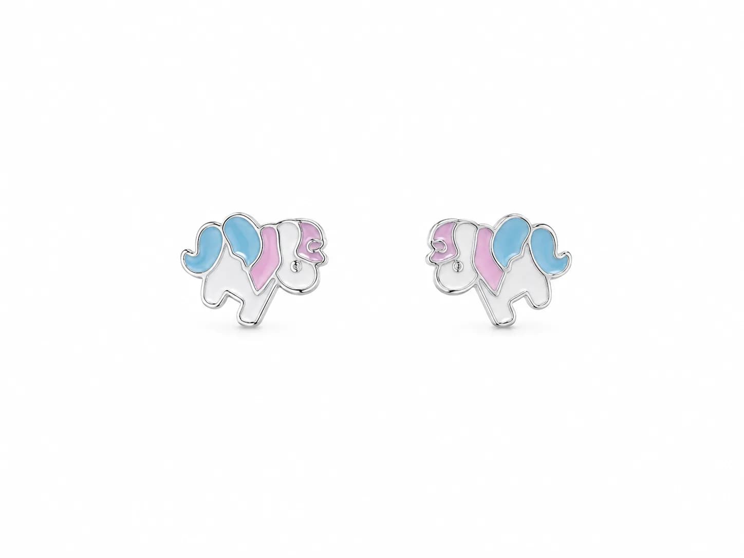 Pastel Unicorn Baby Stud Earrings