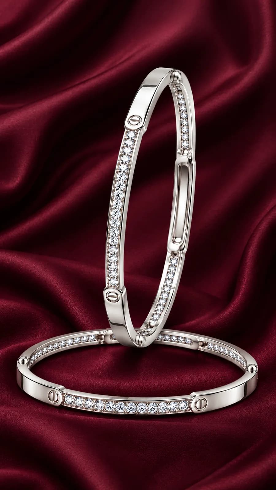 Eternal Twin-Line Luxe Bangle